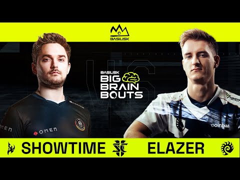 StarCraft 2: ShoWTimE VS Elazer | BASILISK Big Brain Bouts #34 feat. ZombieGrub