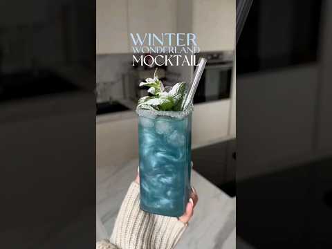 Ideia de bebida sem álcool para véspera de Natal 💙✨ | Mocktails