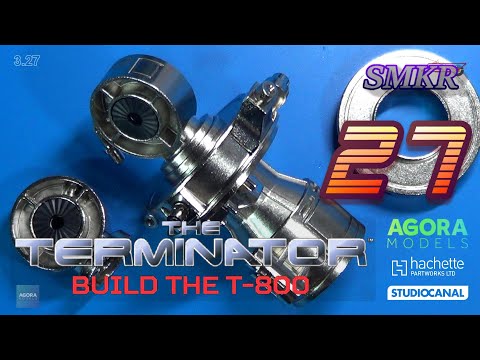 Agora Models Build the T-800 Terminator Pack 3 Stage 27 - Left and Right Shoulders