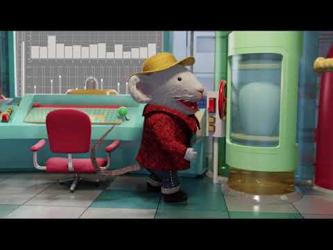 Ratoncito Pérez visita un dormitorio desdde su laboratorio