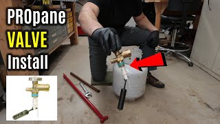 INSTALLING New Propane Tank OPD Fill Valve Assembly | EASY Workshop REPAIR