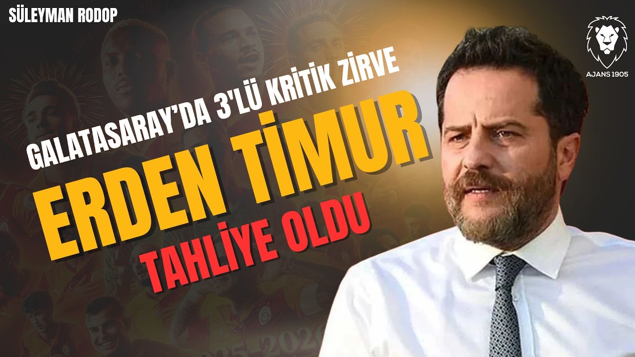 ERDEN TİMUR TAHLİYE OLDU! GALATASARAY'DA KRİTİK 3'LÜ TRANSFER ZİRVESİ | Oliver Kahn, Can, Aral