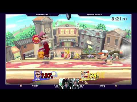 [SL12] Winners Round 2 - NoTag (Luigi) vs Knug (Diddy Kong) - SSB4 Singles