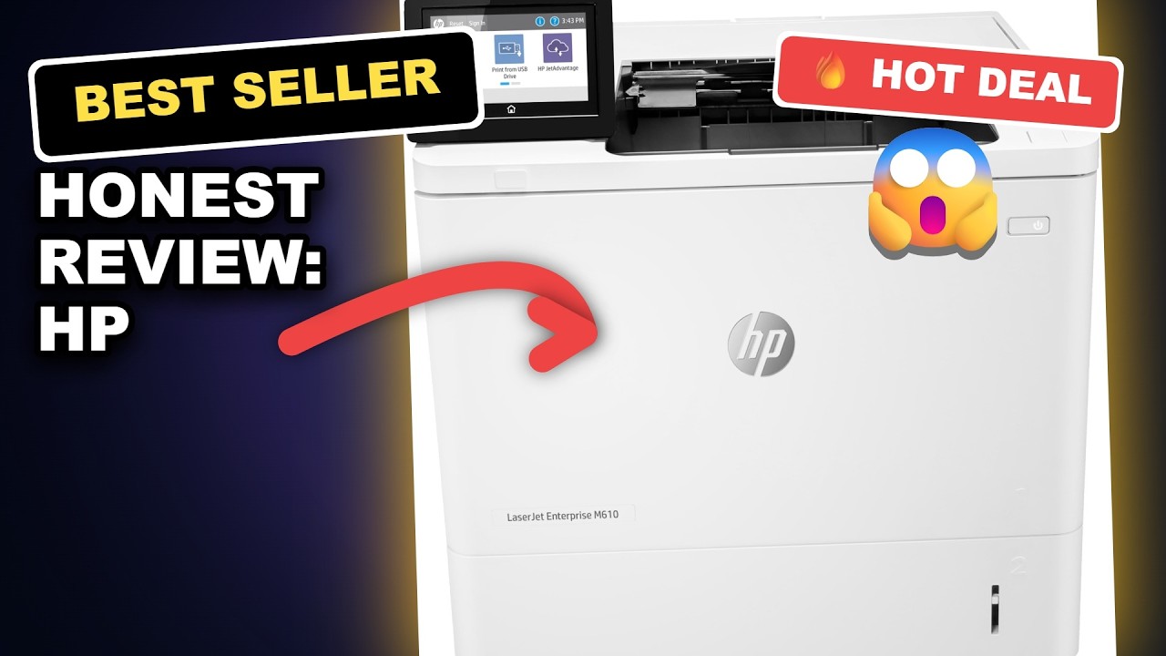 Honest Review: HP LaserJet Enterprise M610dn Monochrome Printer with Built-in Ethernet & 2-Sided Pri