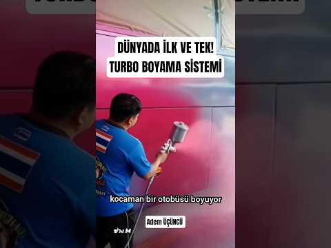 Turbo Boyama Sistemi ile 5 Dakikada Arabayı Boyadı