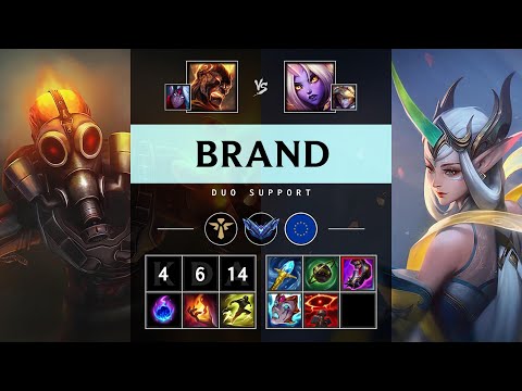 Brand Support vs Soraka - EUW Diamond Patch 25.16