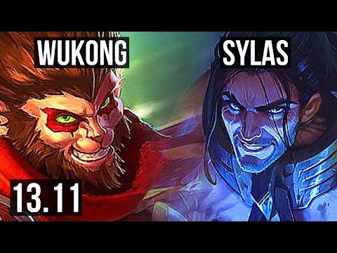 WUKONG vs SYLAS (MID) | 8/2/6, 500+ games | KR Master | 13.11