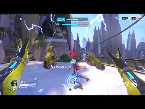 KABAJI INSANE NANO TRACER! duo w/ ml7 Ana [ OVERWATCH SEASON 26 TOP 500 ]