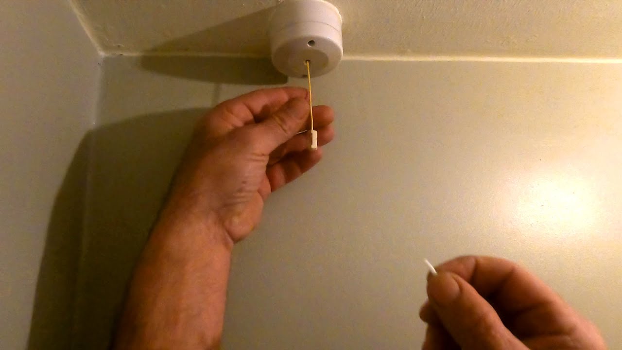 How to Change a Pull Cord On Your Bathroom or Toilet Light