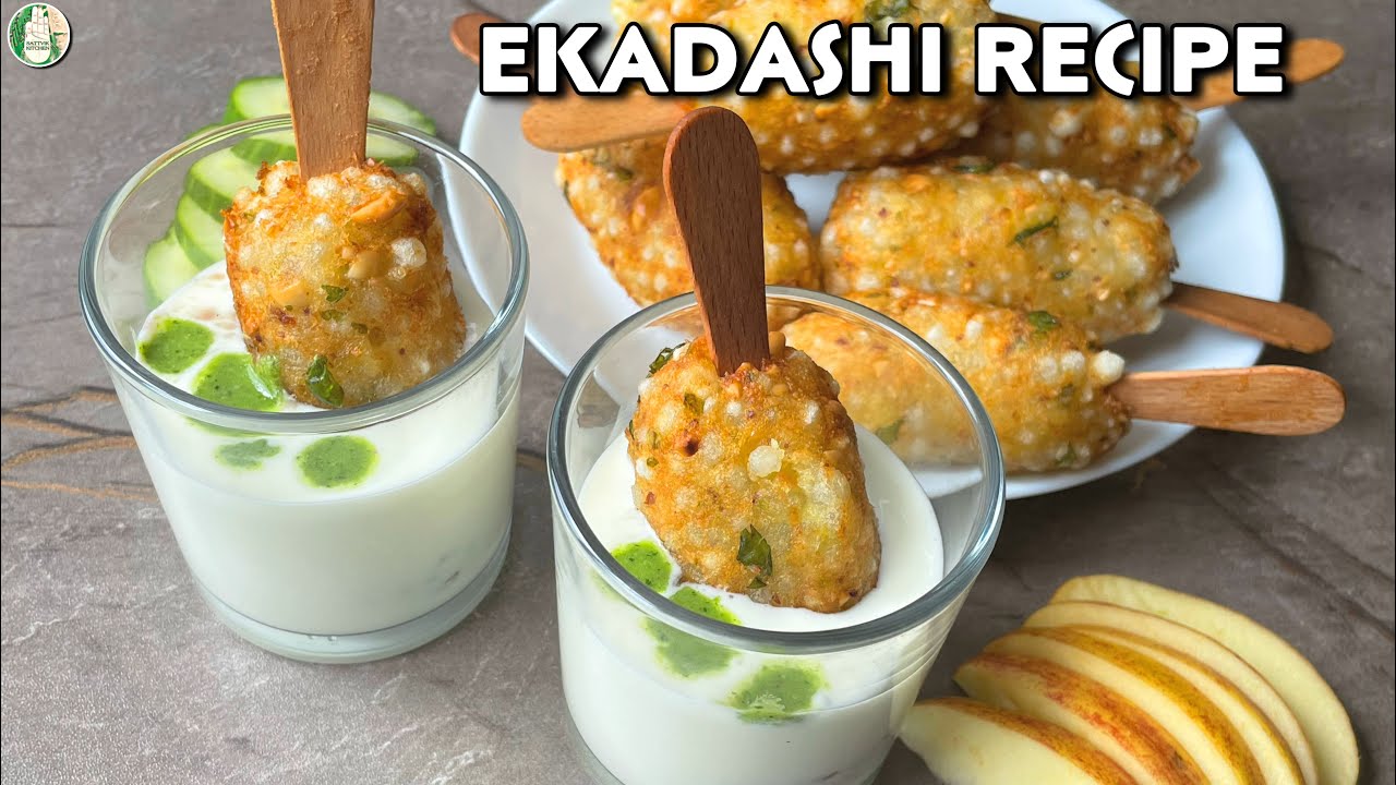 Ekadashi Special Sabudana Lollipop Recipe | Vrat Upvas Farali Tapioca recipe - Sattvik Kitchen