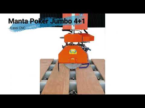 Fresa Manta Poker Jumbo 4+1 - Nuova Mondial Mec