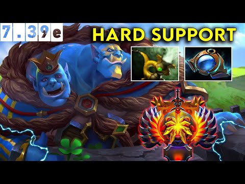 Ogre Magi Immortal Multistun 🎰 Hard Support - Dota 2 Patch 7.39e Pro Pub Gameplay