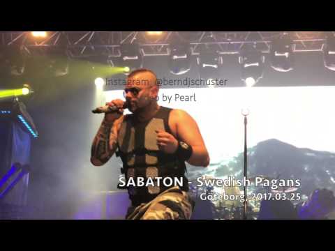 Sabaton - LIVE - Swedish Pagans - Göteborg 2017.03.25 4K