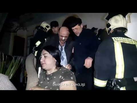 Nizami rayonu, Keşlə qəsəbəsi ərazisində yanğın baş verməsi