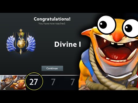 I reached Divine again after this game! Techies 27Kills Road to 6K MMR!!