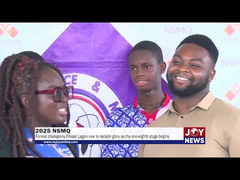 NSMQ 2025: Former champions Presec Legon vow to reclaim glory as the one-eighth stage begins.