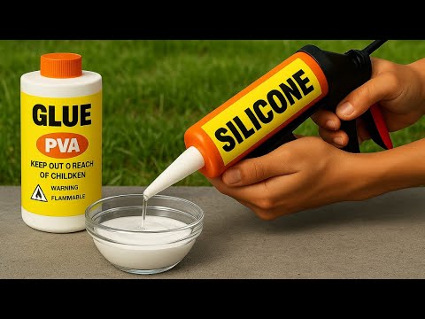 Nobody knows that mixing PVA GLUE and SILICONE reveals the secret that factories hide!