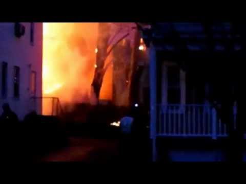 Fire in Everett MA on Elm Street - 3/28/2013