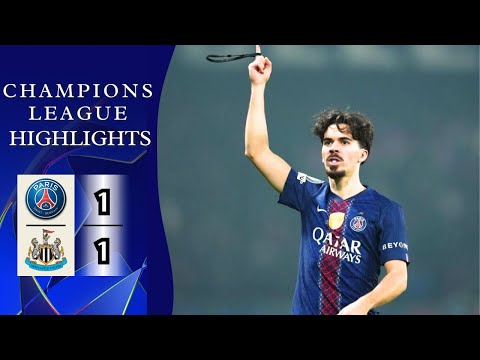 Paris Saint Germain - Newcastle United | 1-1 | Highlights | Champions League 2025-26 | PSG Newcastle