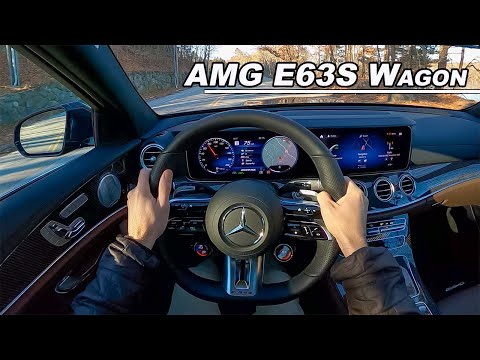 2021 Mercedes-AMG E63S Wagon- 600HP Brutal Dad Mobile! (POV Binaural Audio)