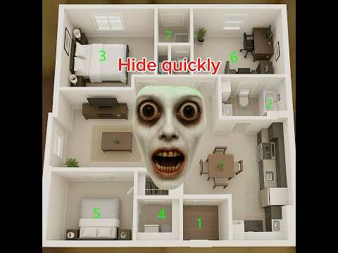 Choose a place to hide. Survive until the end. #hideandseek #survive #horror #game