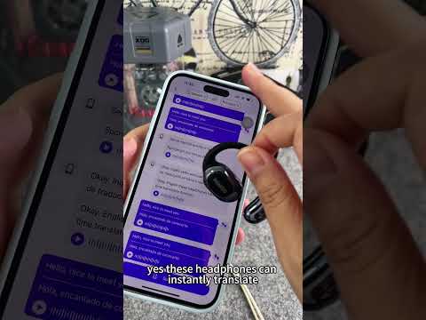 Break language barriers with ai translation headset #miniso #ms156 #blackfriday