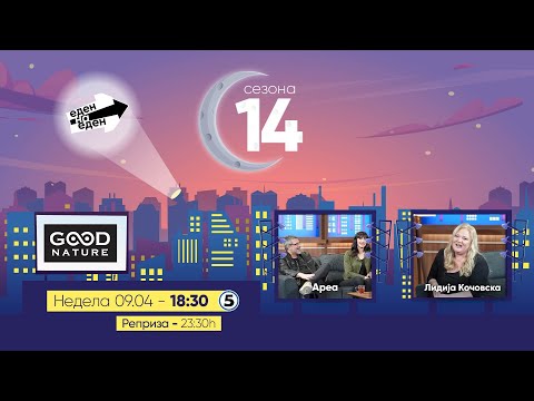 Еден на Еден - Лидија Кочовска и Ареа: „Сите мои слики“ е направена додека гледавме телевизија