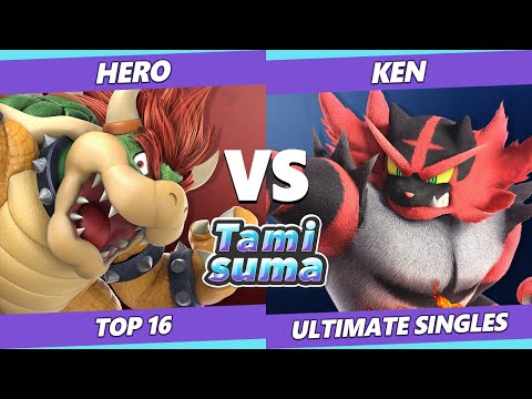 TAMISUMA 220 Top 16 - Hero (Bowser) Vs. KEN (Incineroar) SSBU Smash Ultimate