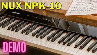 Video thumbnail for NUX NPK-10 DEMO | THE Best Digital Piano With Weighted Keys by NUX