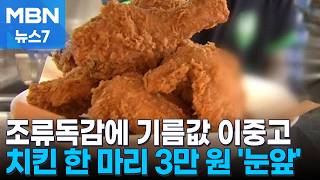 '원재료·물류비·기름값' 트리플 악재…눈앞에 다가온 3만 원 치킨 시대 [MBN 뉴스7]