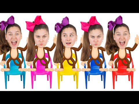 Five little monkeys 🙉 동요와 어린이 노래 | Kids Song / Mileninha FOI CLONADA