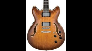 Video thumbnail for Ibanez AS73 Semi-hollow electric guitar - show and tell by John McIver