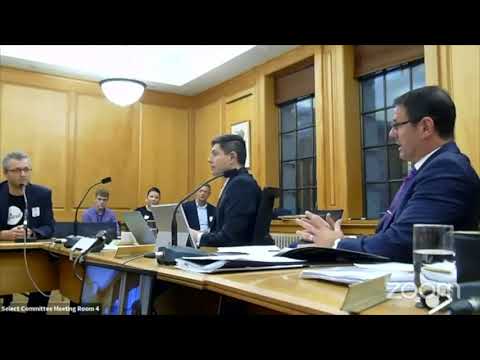 Joshua Vial from Enspiral presenting to the New Zealand Government on blockchain