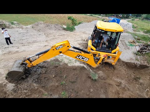 JCB Working For New Bridge Construction - JCB Dozer Working Video - Part 4