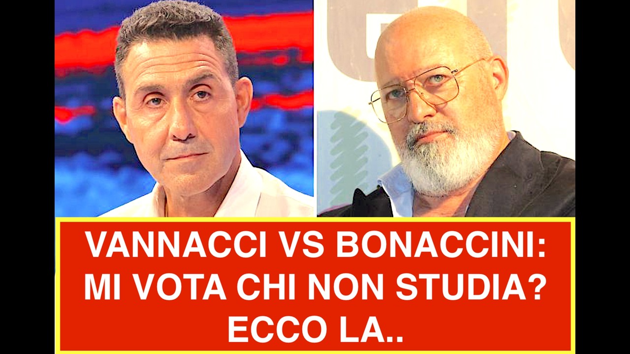 VANNACCI VS BONACCINI: MI VOTA CHI NON STUDIA? ECCO LA..