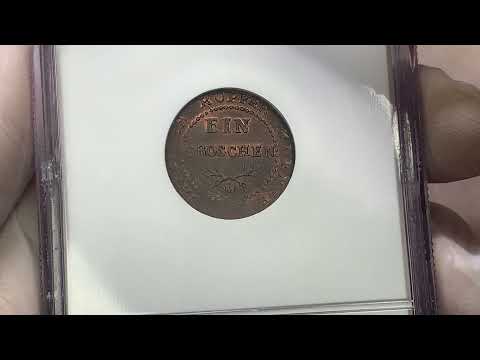 Wolne Miasto Gdańsk, Grosz 1809-M - PIĘKNY