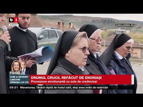 DRUMUL CRUCII, REFĂCUT DE ENORIAȘI LA BLAJ_Știri B1TV_17 apr. 2025