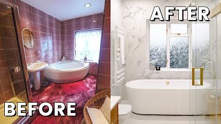 EXTREME BATHROOM TRANSFORMATION + AMAZING BEFORE AND AFTER MAKEOVER + BEHIND THE SCENE CLIPS + TIPS