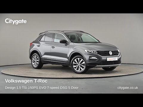 Volkswagen T-Roc - Design 1.5 TSI 150PS EVO 7-speed DSG 5 Door - Citygate Volkswagen Ruislip