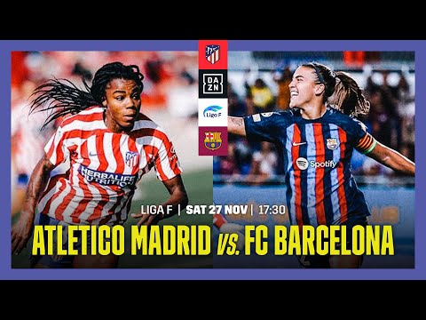Atletico Madrid vs. Barcelona | Liga F 2022-23 Matchday 10 Full Match