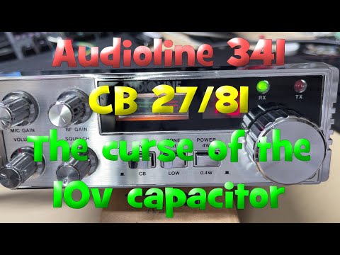 EP 133 - Audioline 341 - CB 27/81 - The curse of the 10v capacitor.