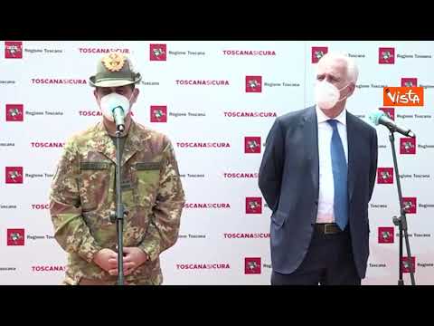 Vaccini, Figliuolo: "La Toscana è partita male, ora è nei primissimi posti"