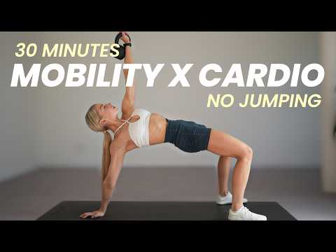 30 Minute Mobility x Cardio Workout with Weights | No Jumping Low Impact