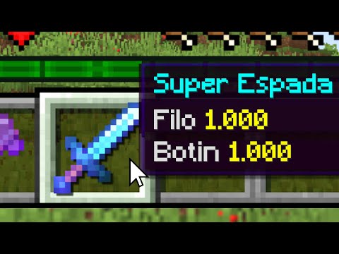 Paso MINECRAFT pero hay SUPER ENCANTAMIENTOS OP 😱 INVICTOR Y ACENIX