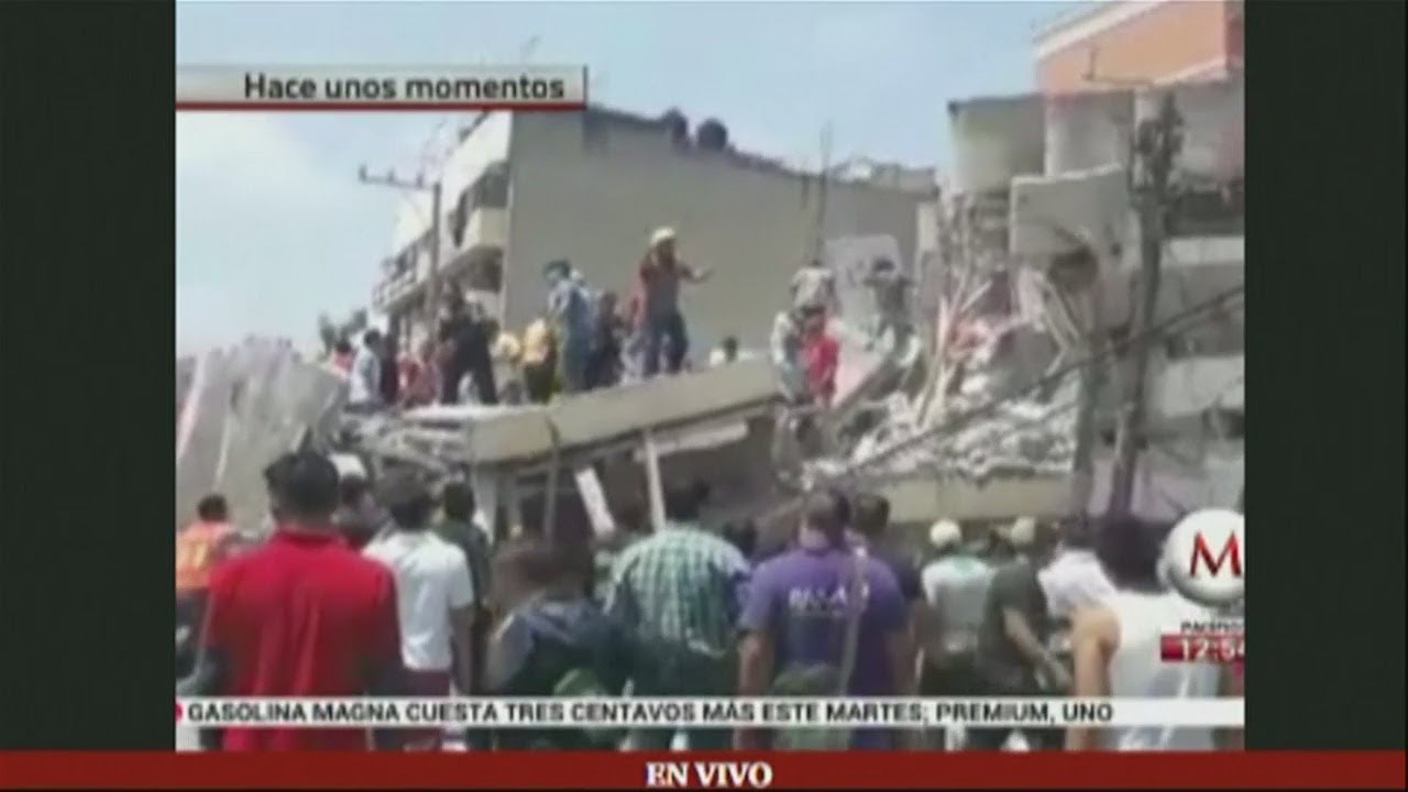 The Latest: Buildings damaged, rubble in Mexico City streets after 7.1 earthquake