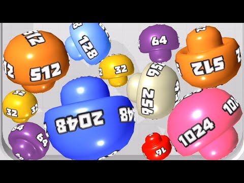 2048 Cubes 3D - Merge Block Number - All Levels 64 To 69 Part 7 Gameplay Walkthrough ios Android