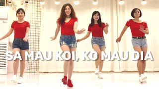 Download lagu SA MAU KOI, KO MAU DIA line dance(High Beginner) 사 마우 코이, 코 마우 디아 라인댄스 mp3