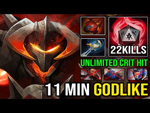 WTF 11MIN GODLIKE Unlimited Crit Chaos Knight | Instant 1 Shot Even Axe Isn't Tanky Anymore Dota 2
