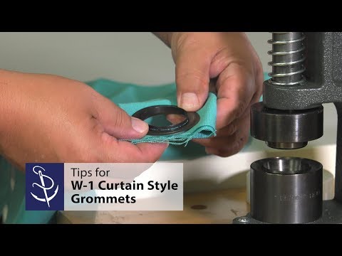 W 1 Hand Press Plain Grommet Die Set Hole Cutter 15 2 Sailrite