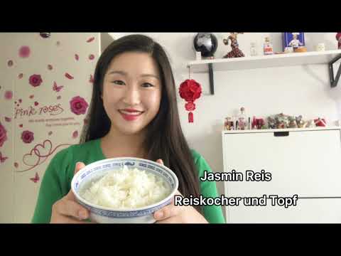 Rezept: wie kann man Jasmine Reis kochen:  Reiskocher und Topf